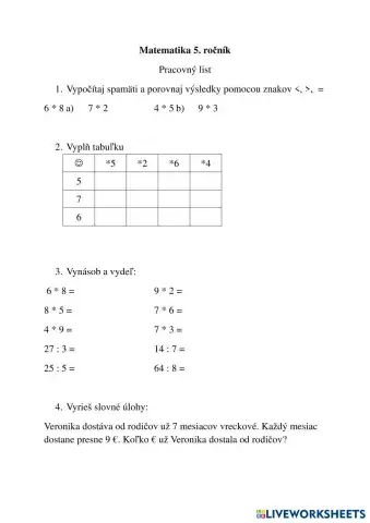 worksheet tumbnail