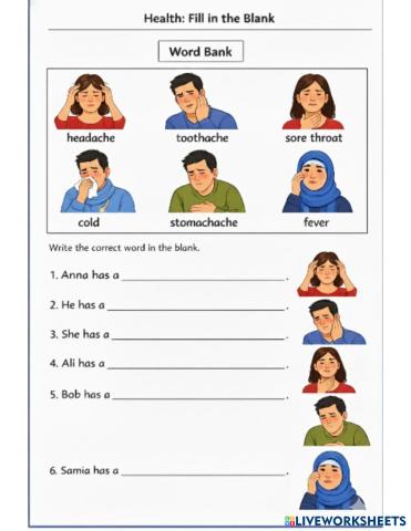 Ailments Cloze Exercise.PDF
