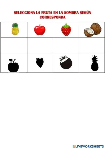 selecciona LA FRUTA EN LA SOMBRA SEGÚN CORRESPONDA.pdf