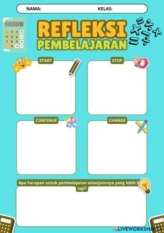 Refleksi Pembelajaran Siswa Lembar Kerja Hijau dan Putih Ilustratif Ceria.pdf