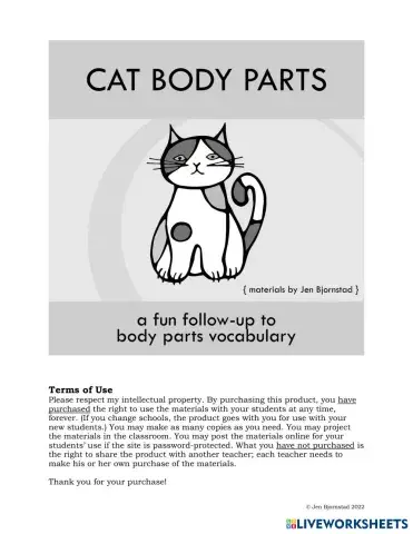MatchingActivityinGermanBodyPartsVocabularyAnimalsCats-1.pdf