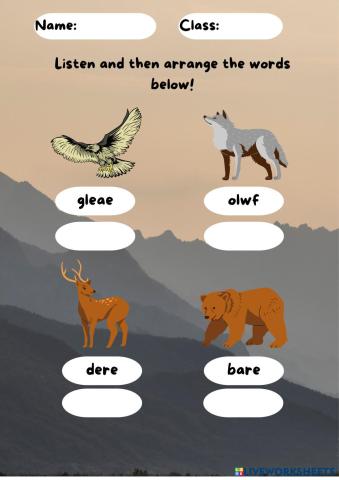 sound and arrange the word.pdf