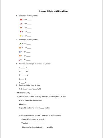 worksheet tumbnail