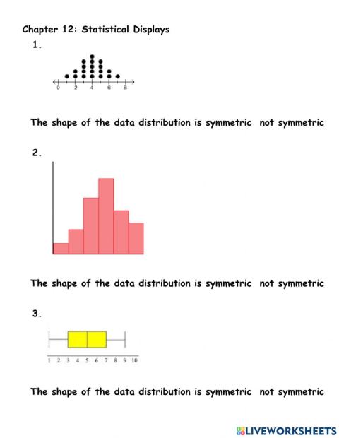 Review - Chapter 12 Statistical Displays