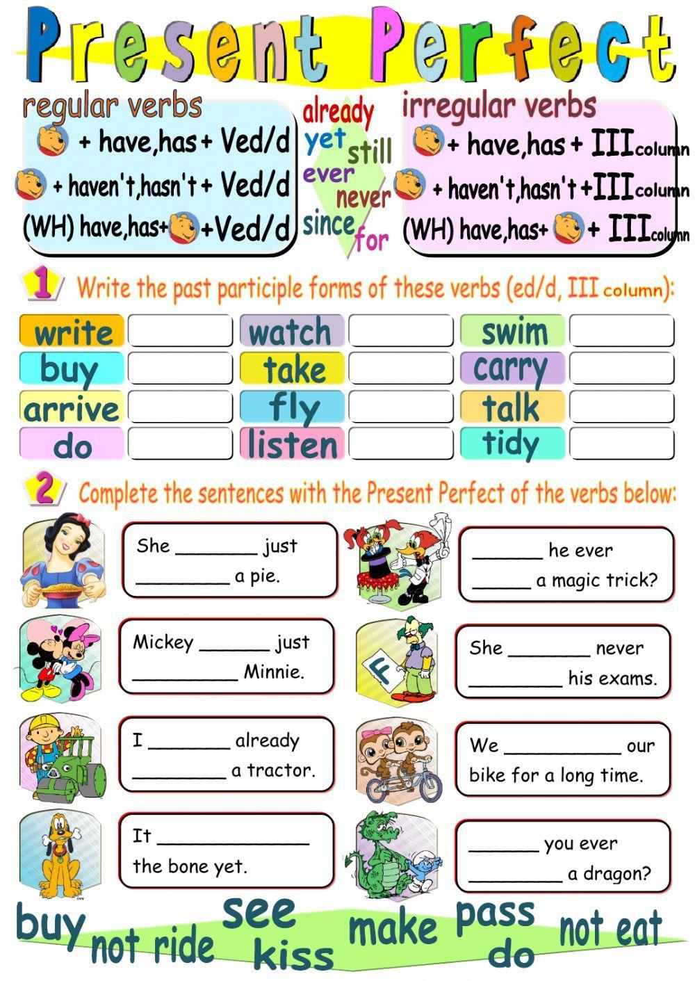 Present perfect Present perfect