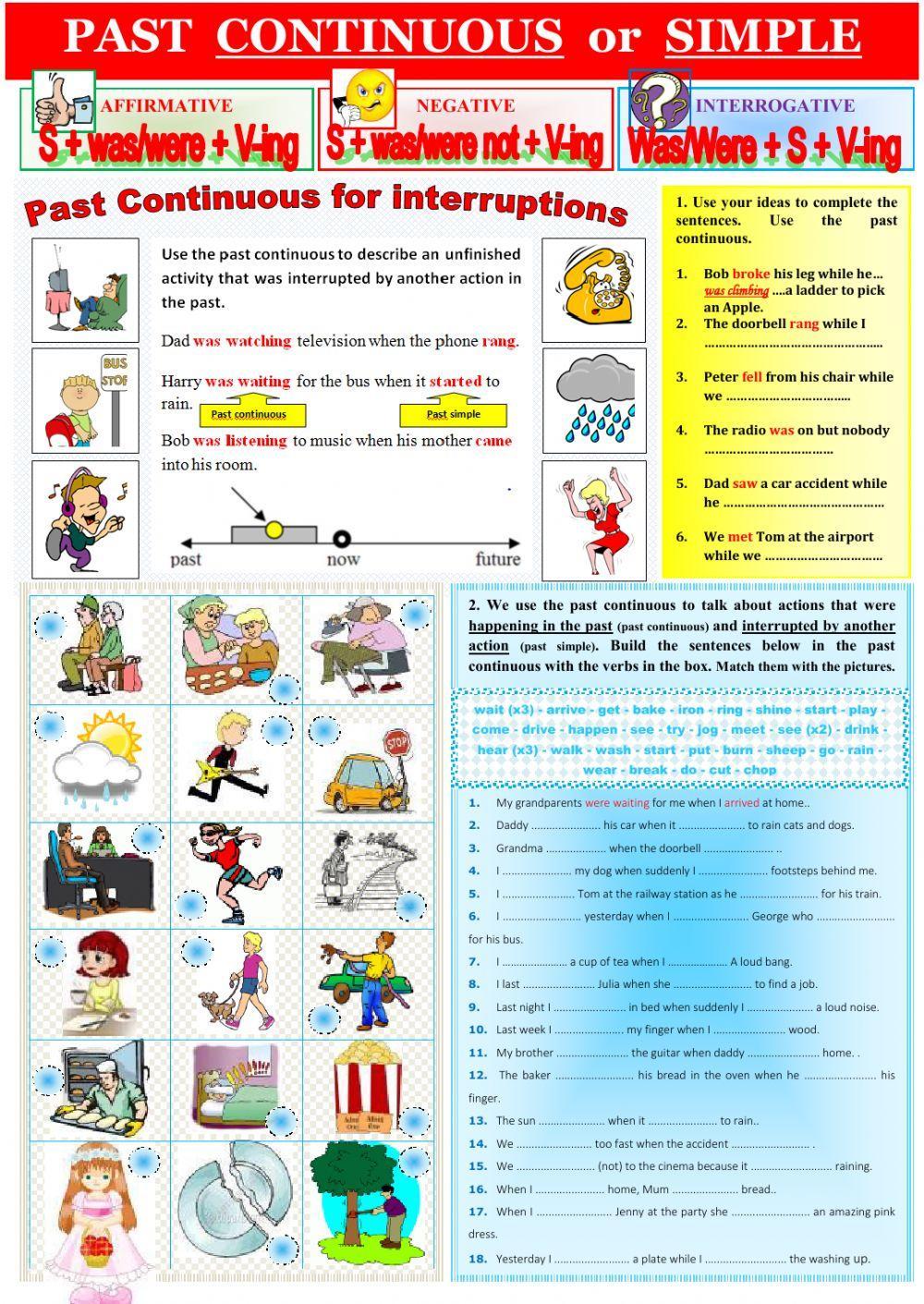 Grammar Rules: Past Continuous vs Past Simple Grammar Rules: Past Continuous vs Past Simple