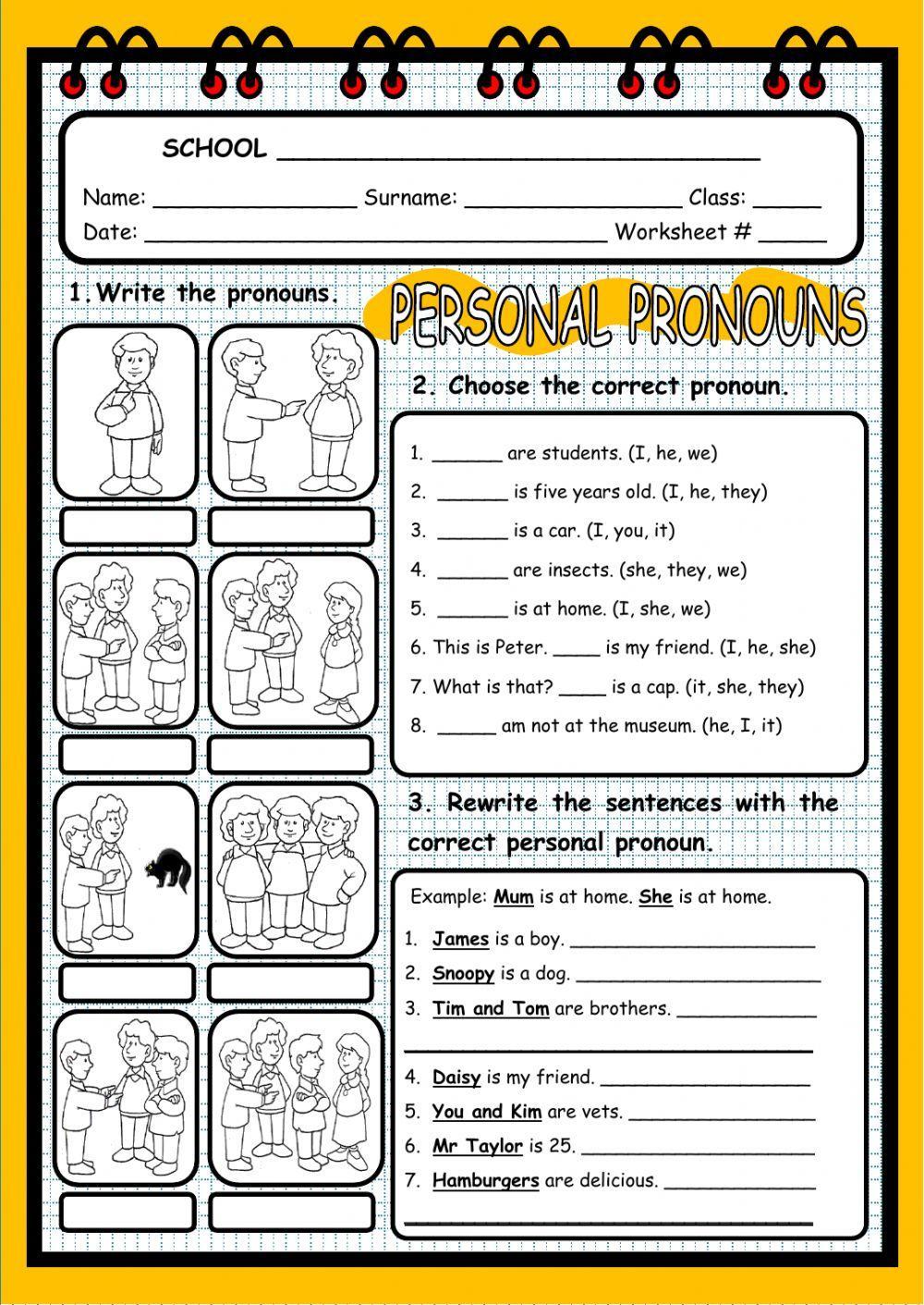 44597 Personal Pronouns Evelina Aguiar