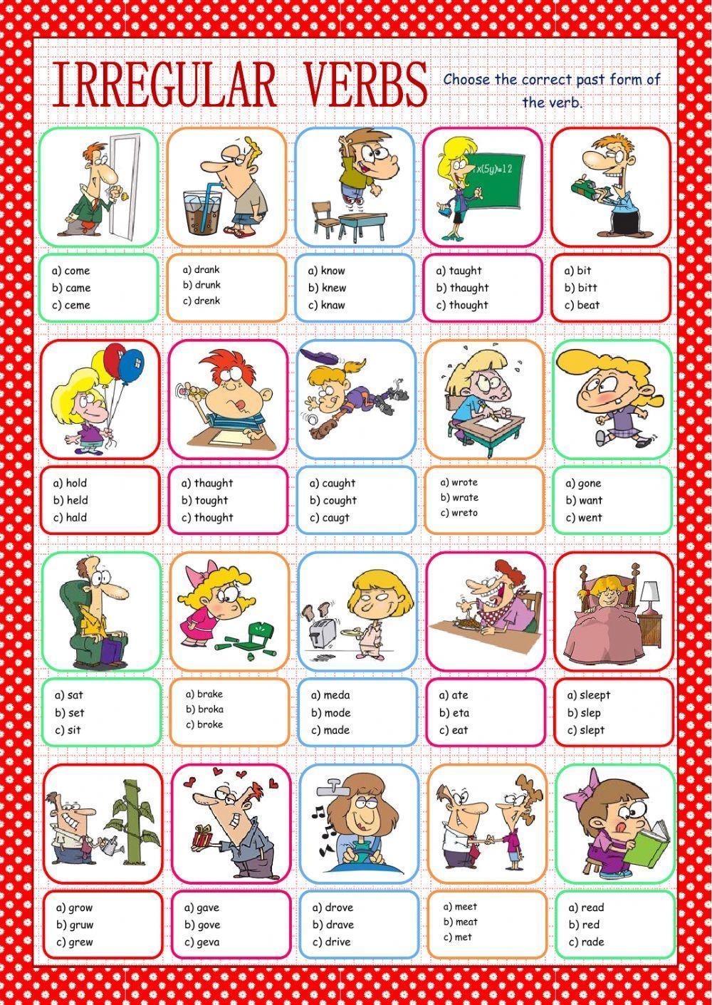 Irregular verbs Irregular verbs