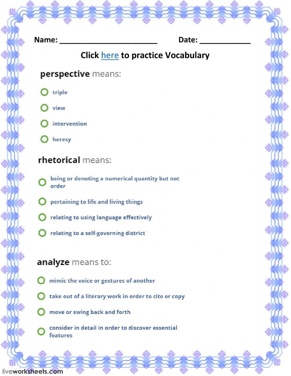 Vocabulary-3