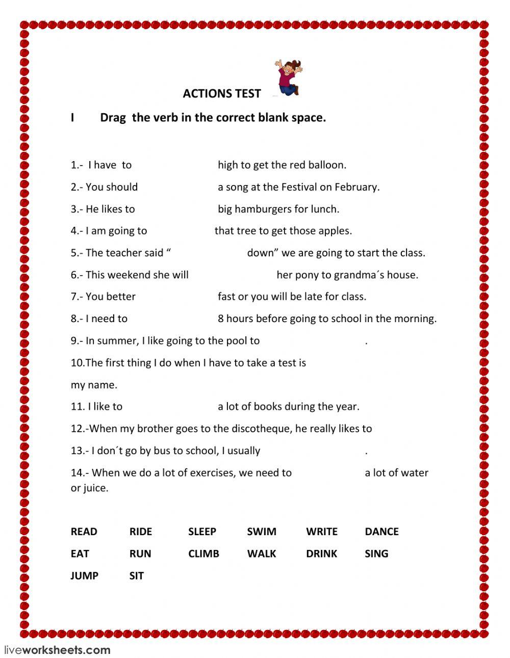 ACTIONS TEST