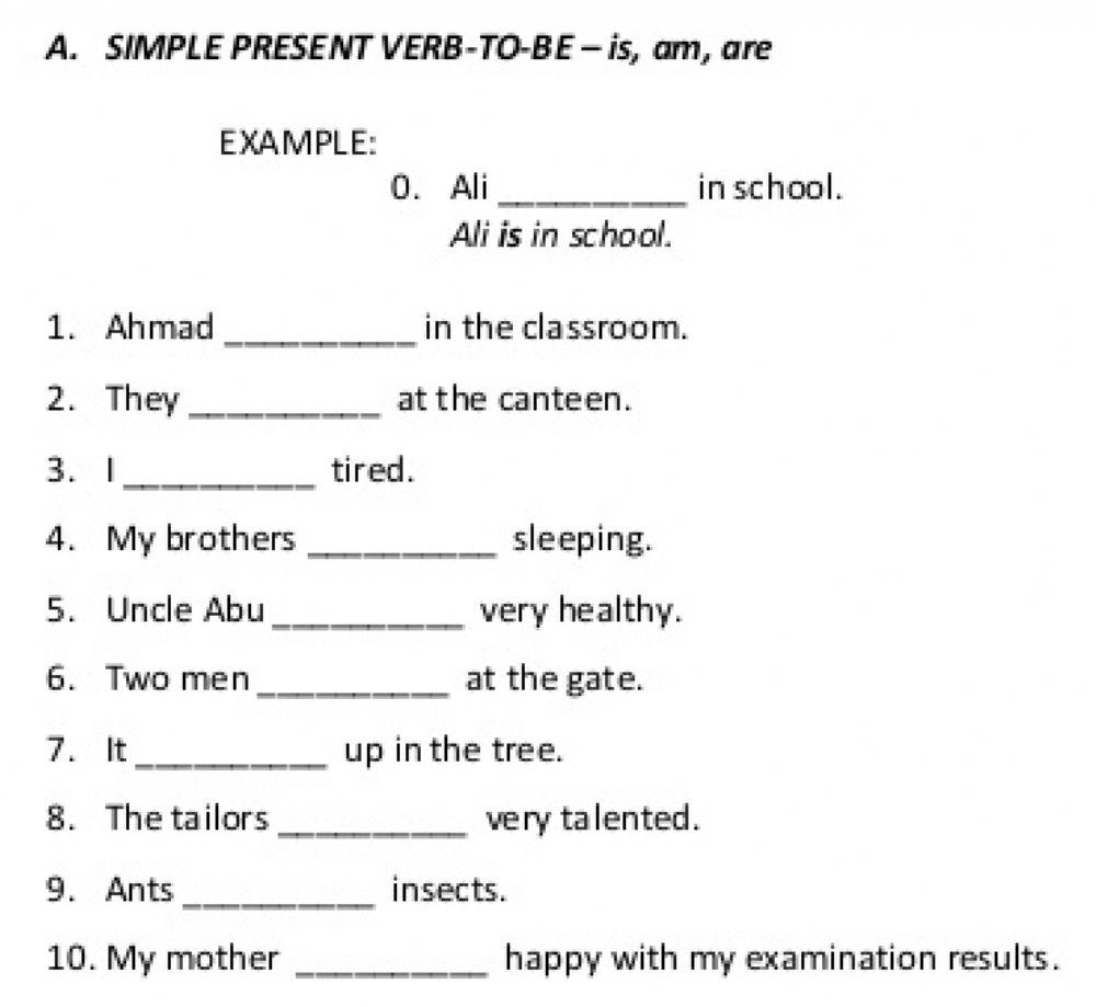 Present simple Present simple