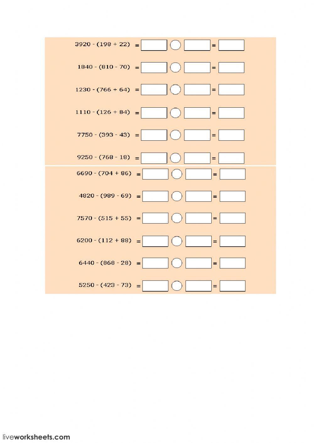 5-2-2 Eragiketak zenbaki arruntekin: Batuketa eta kenketa konbinatuak