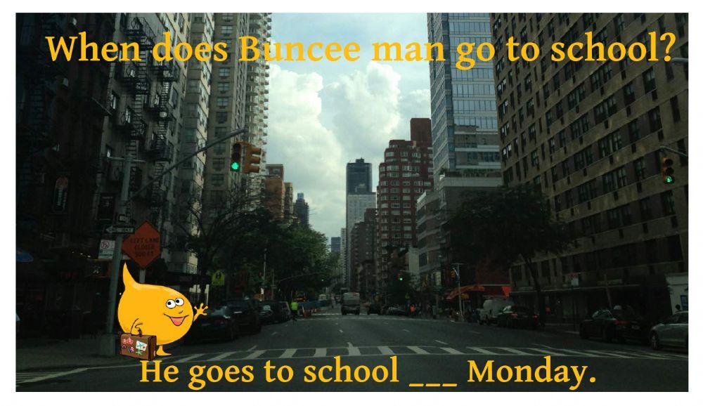 In, On, At with Buncee men