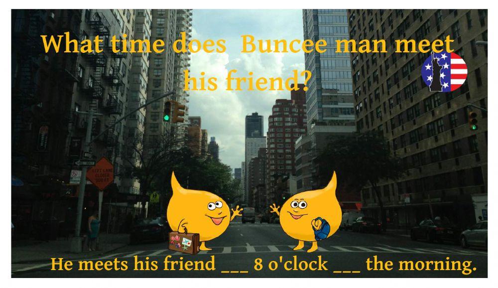 In, On, At with Buncee men