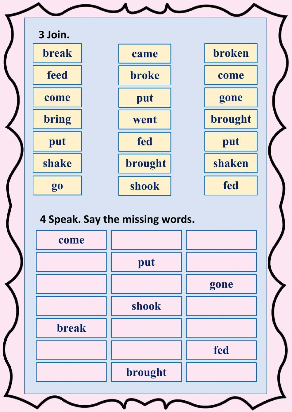 Irregular Verbs Cat Song Part 1 (out of 3)