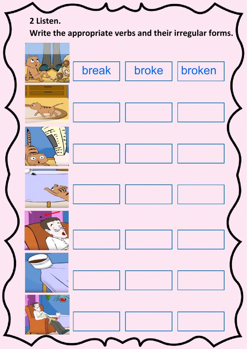 Irregular Verbs Cat Song Part 2 (out of 3) Irregular Verbs Cat Song Part 2 (out of 3)