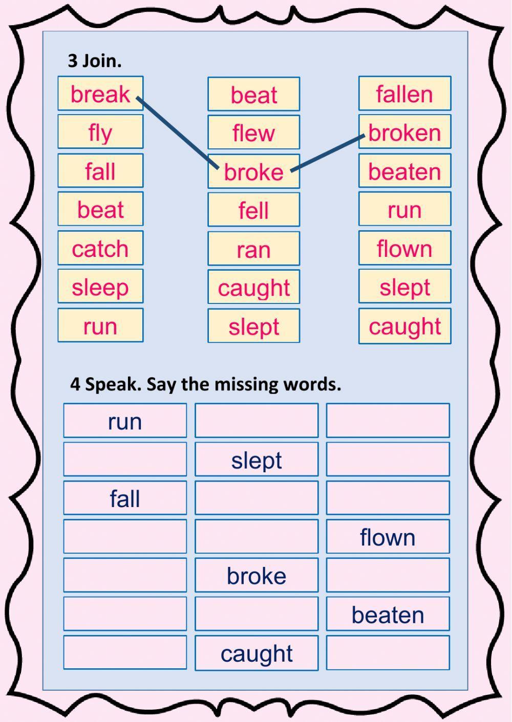 Irregular Verbs Cat Song Part 2 (out of 3)