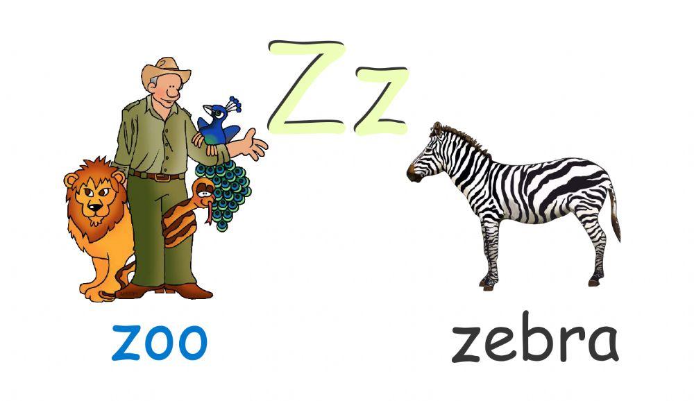 Picture Alphabet S-Z   