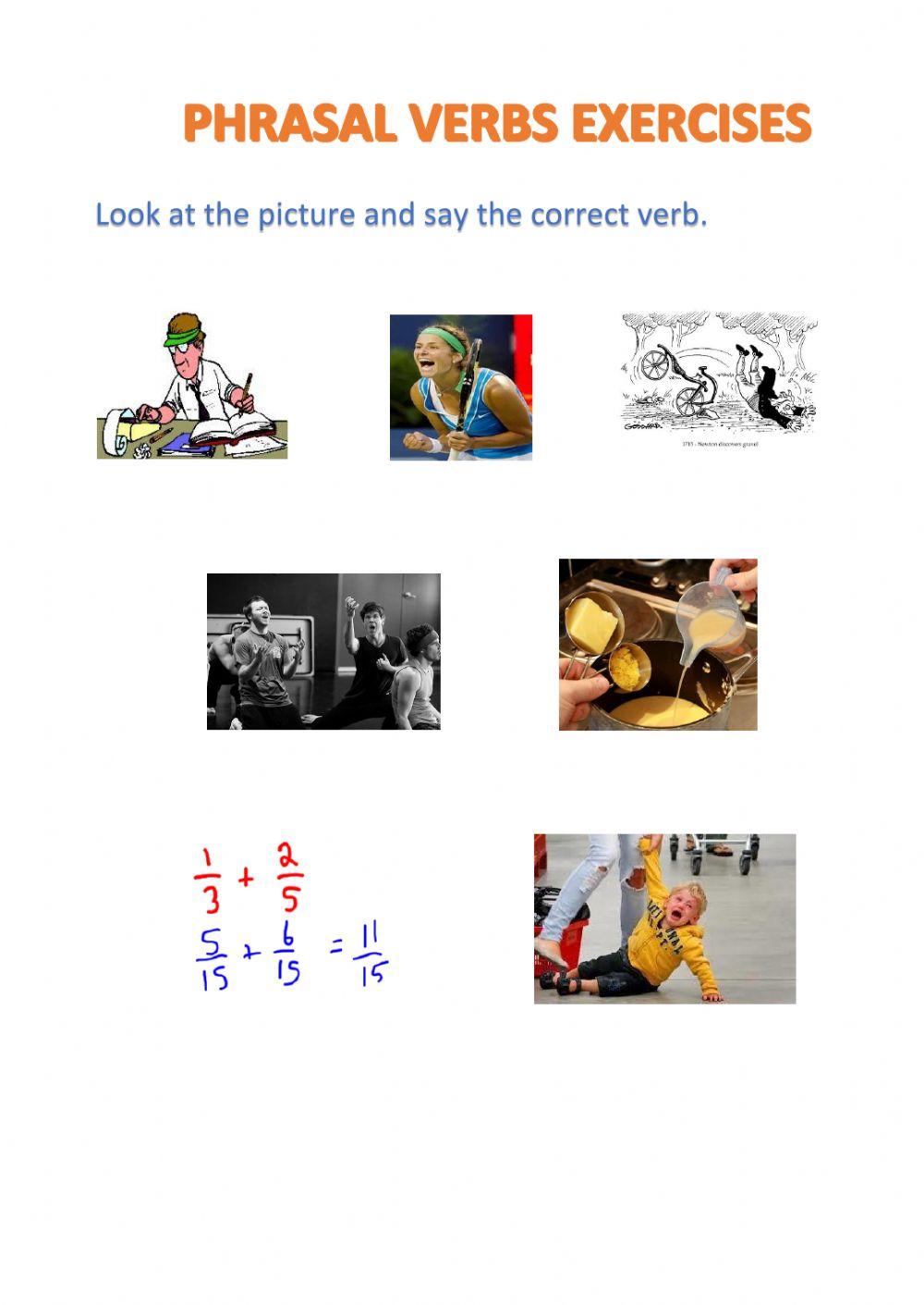 Phrasal verbs speaking