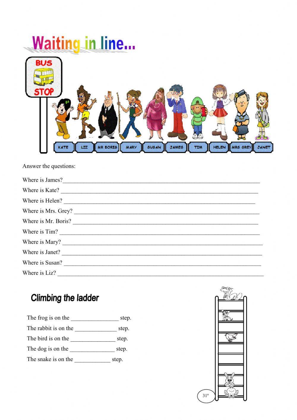 Ordinal numbers interactive worksheet | live worksheets