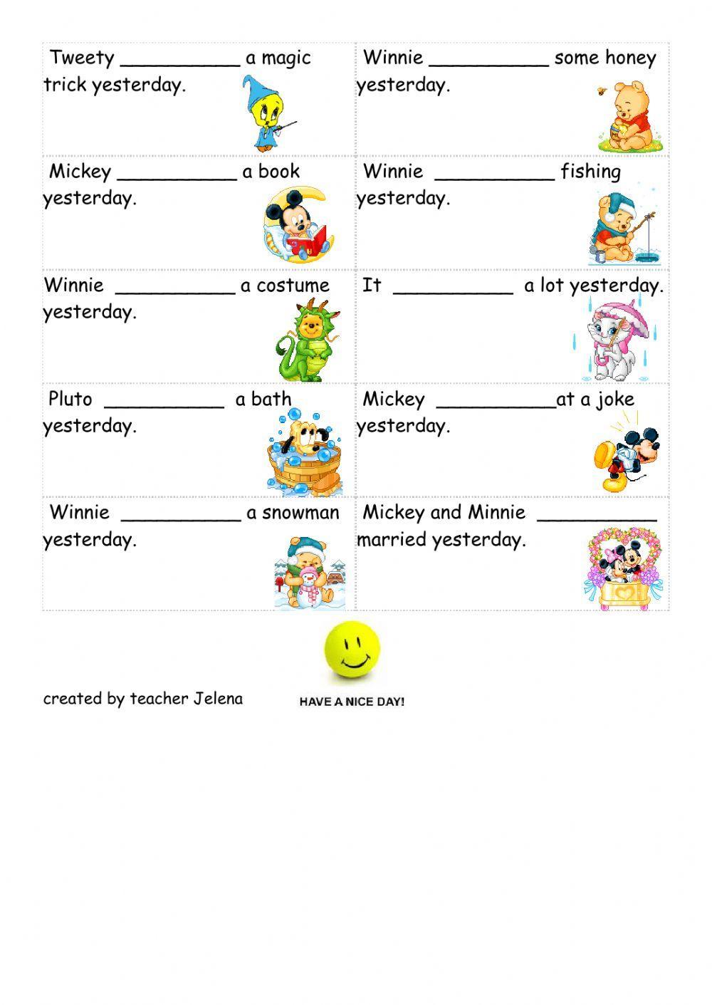 Past Simple Tense Past Simple Tense