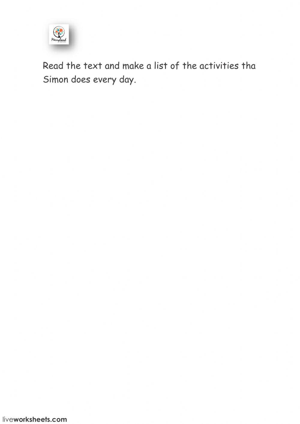 Simple present Free Interactive Worksheets 5386372