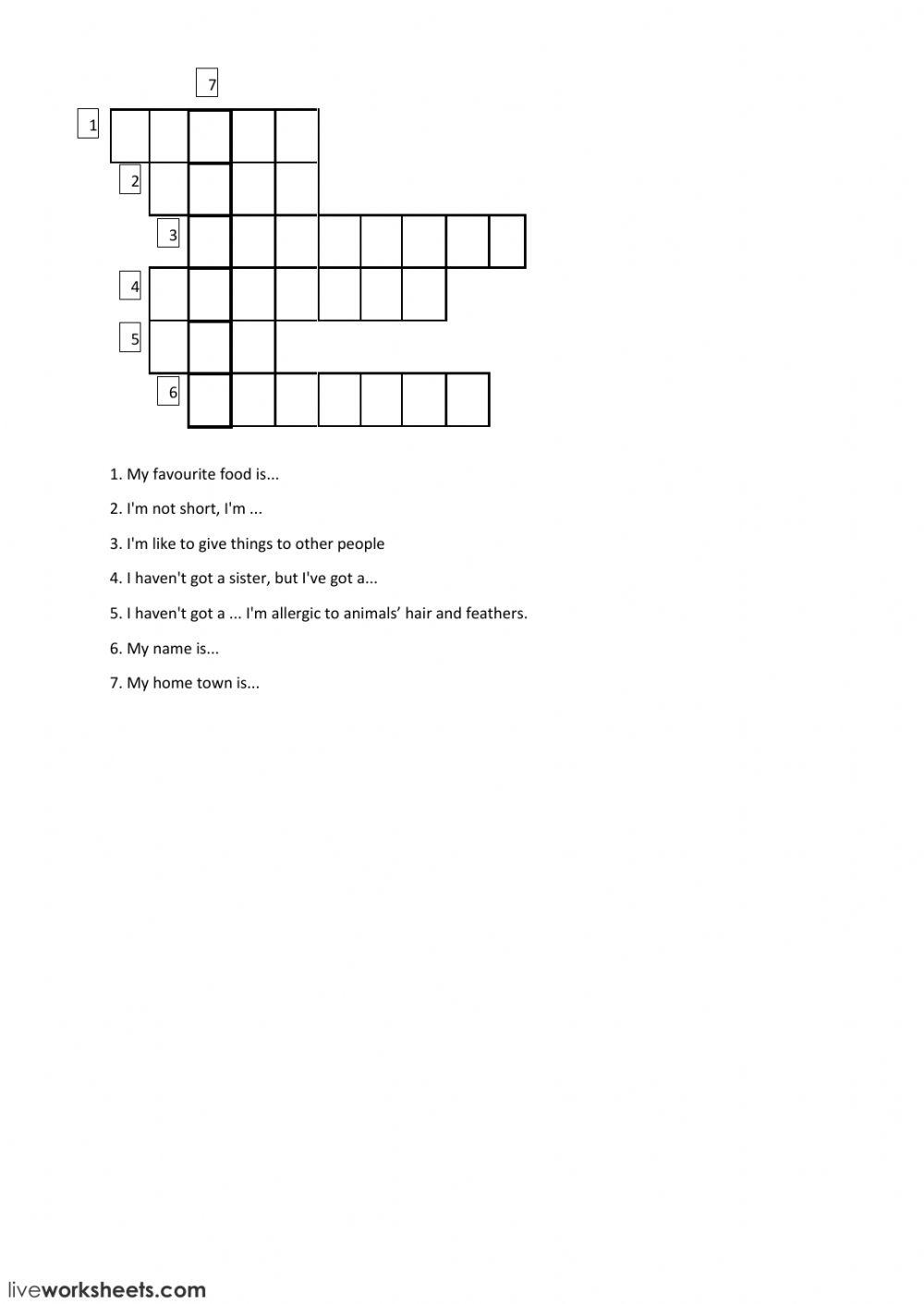 All about me - intro