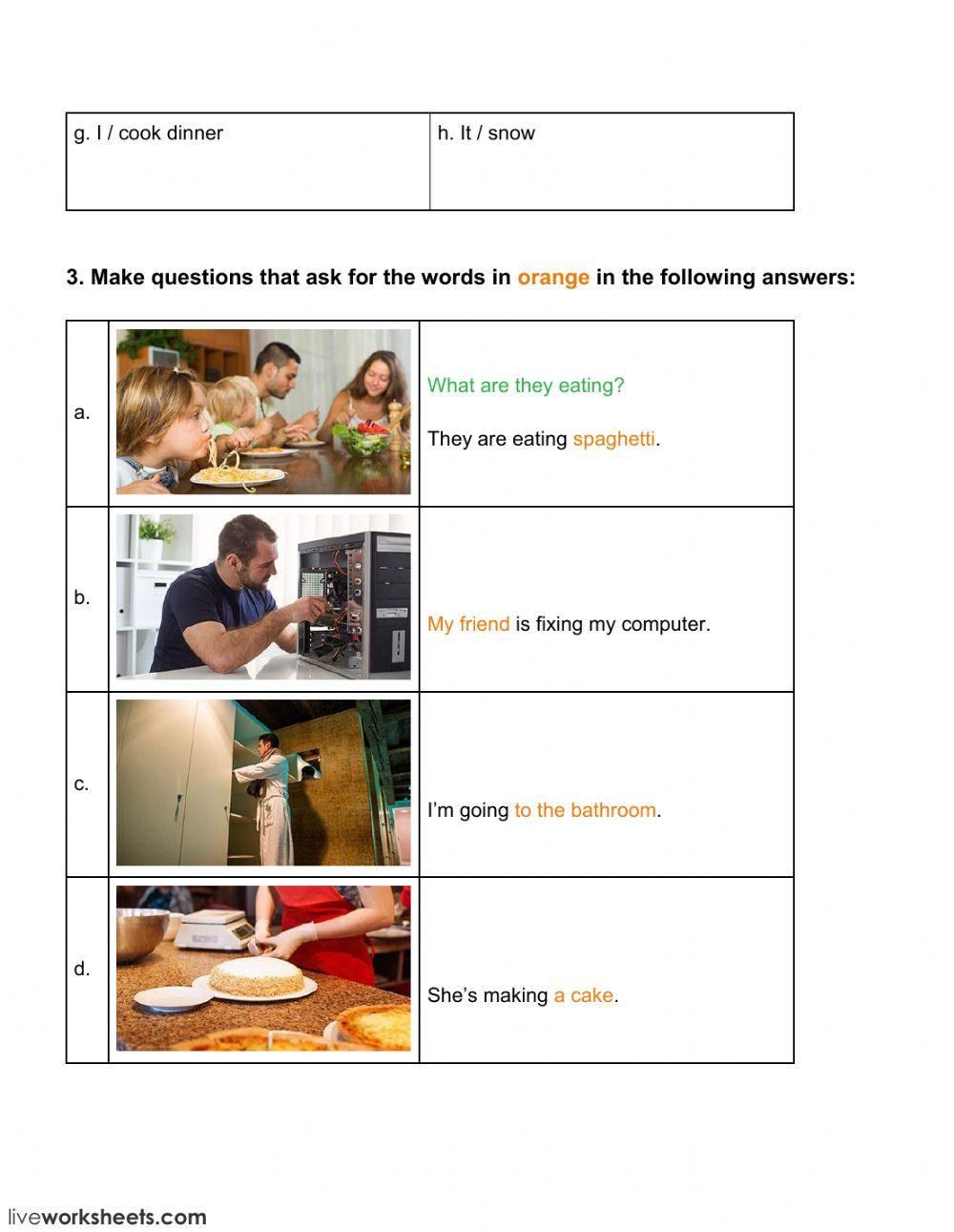 PRESENT SIMPLE - CONTINUOUS TENSE