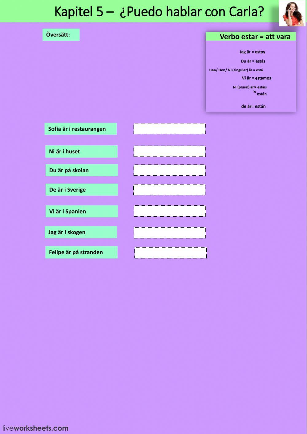 Kapitel 5 - läxa - åk 7