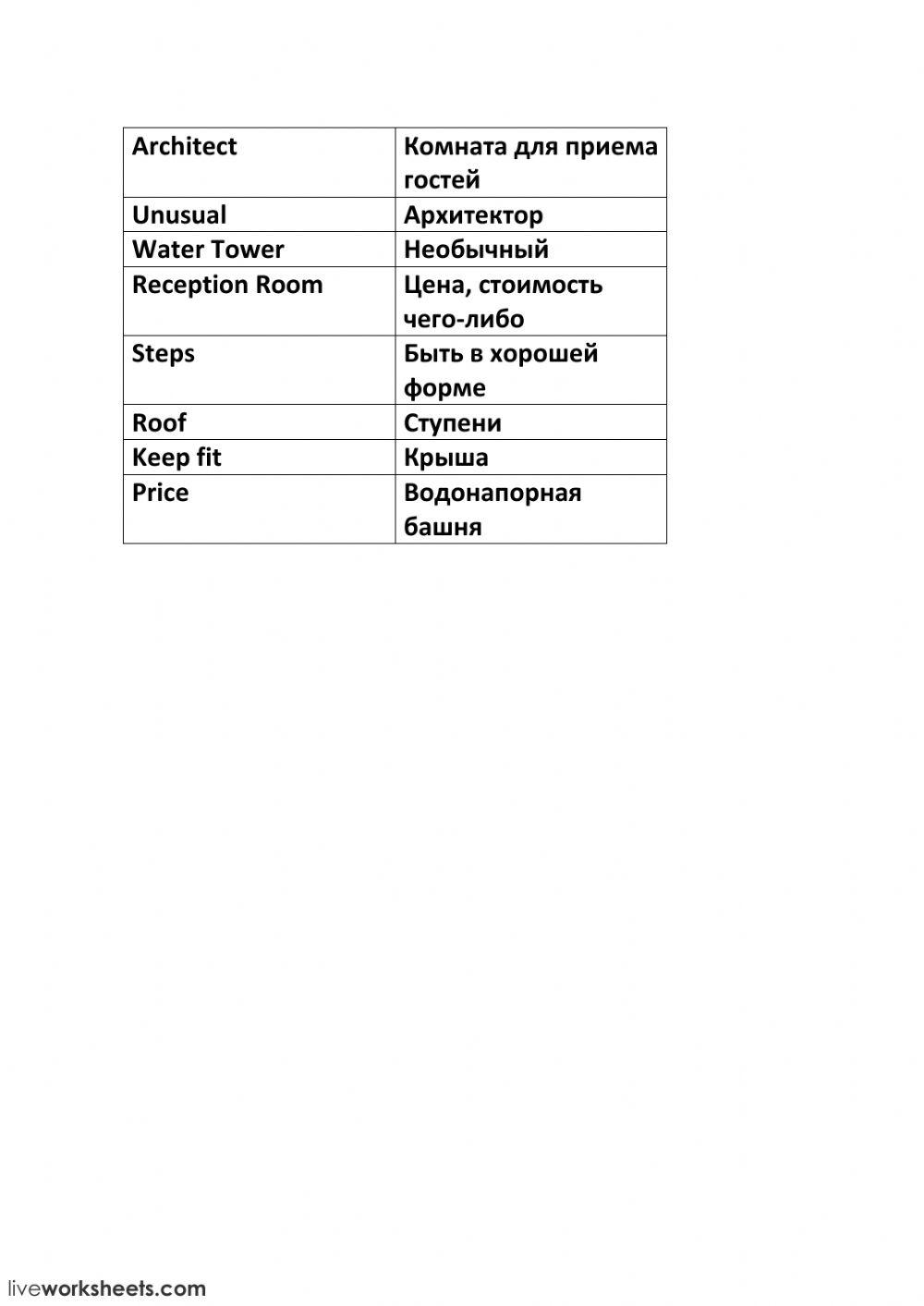 Vocabulary exercise spotloght 3a worksheet | Live Worksheets