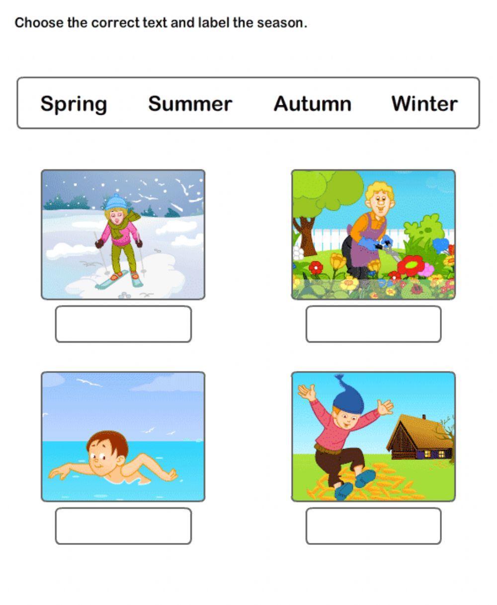 Seasons activities
