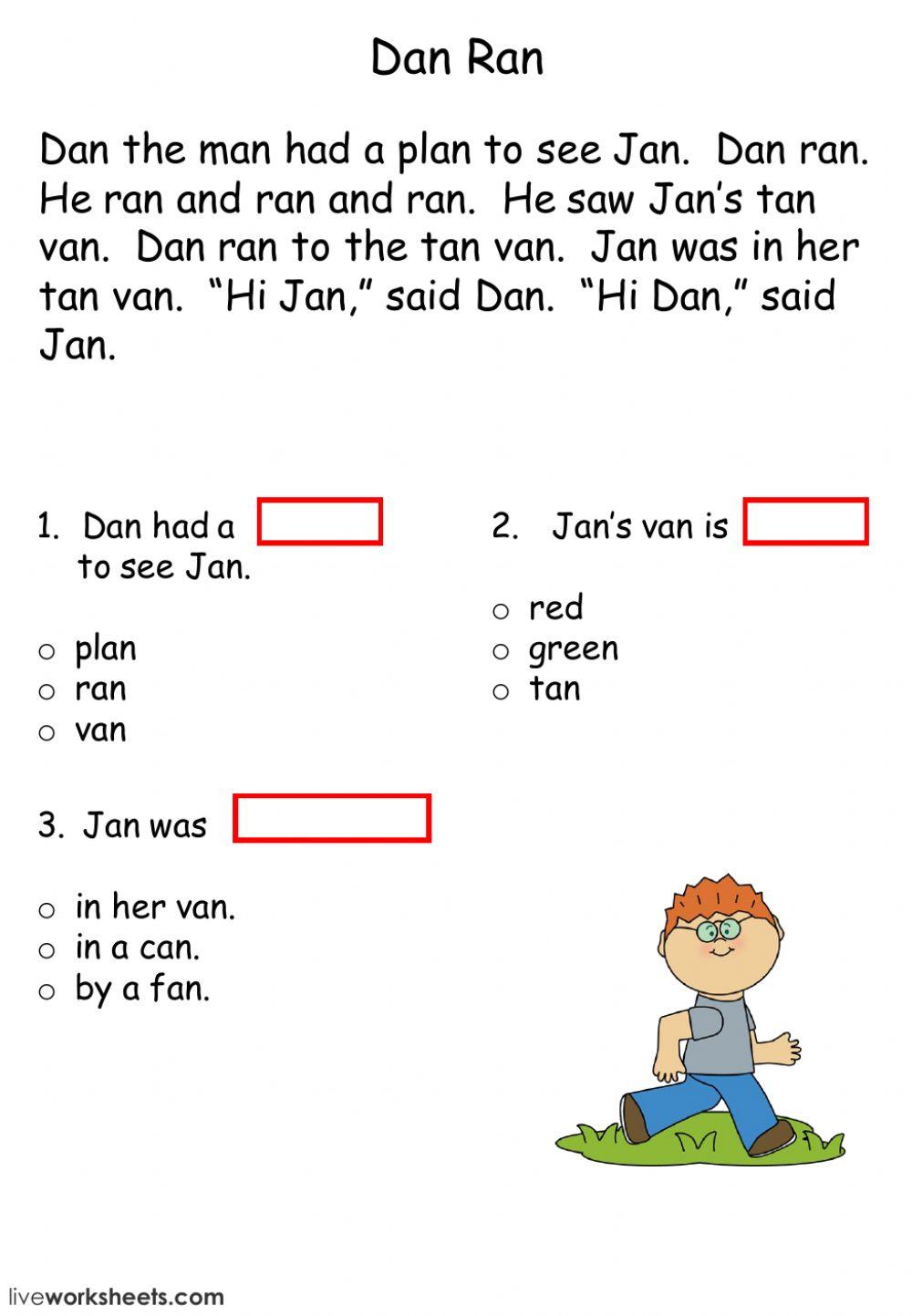 Super Simple Reading Comprehension