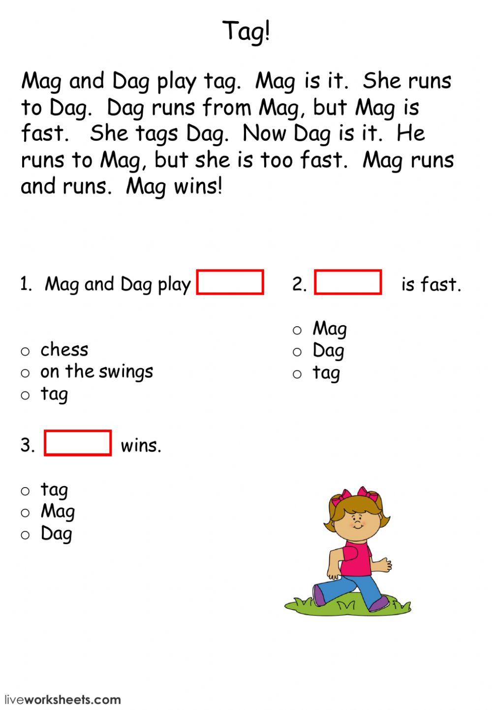 Super Simple Reading Comprehension