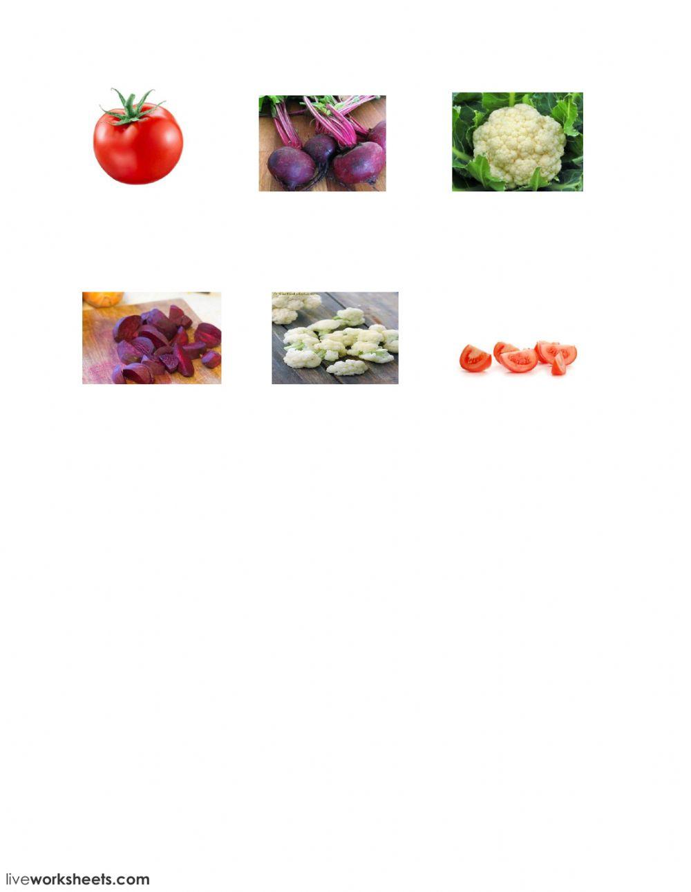Vegetable pieces