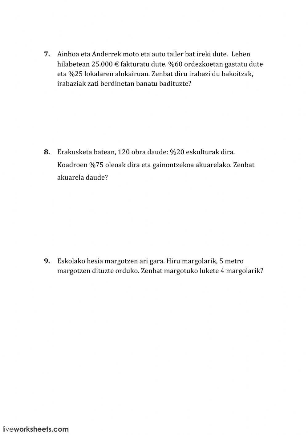 Mate LH6 proportzioa