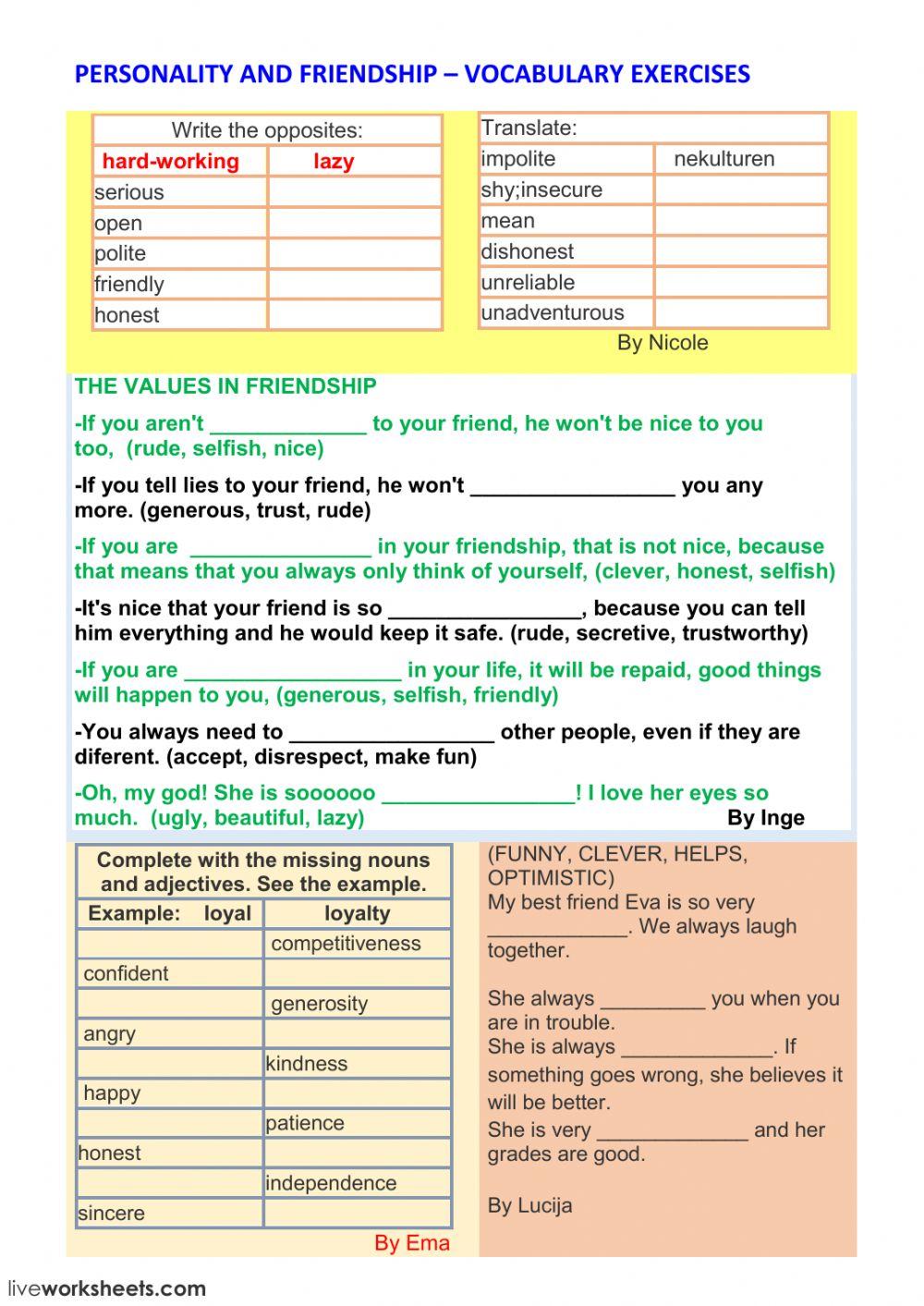 Personality-friendship part1