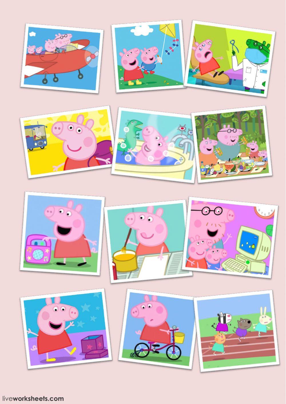 Learn YourVerbs With Peppa Pig