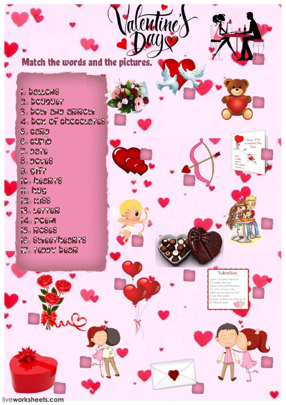 Valentine's Day vocabulary