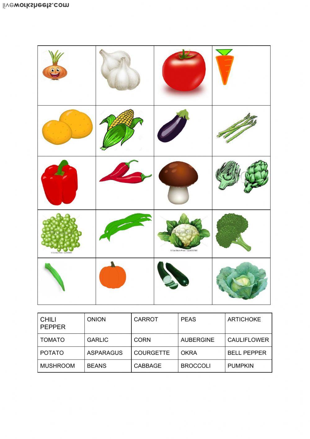 vegetables 