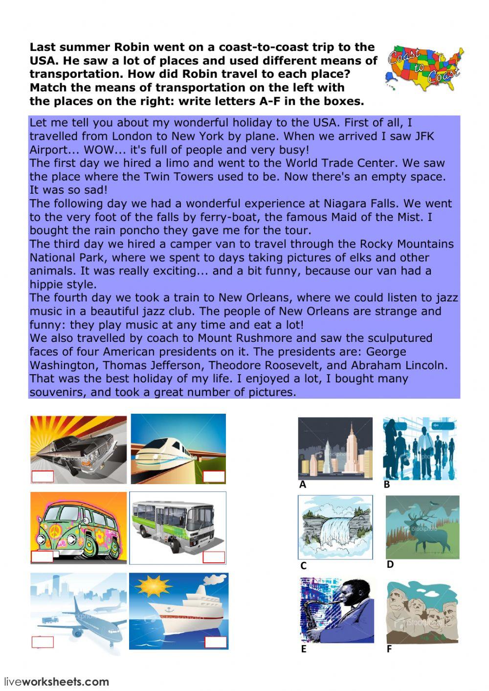 A coast-to-coast holiday