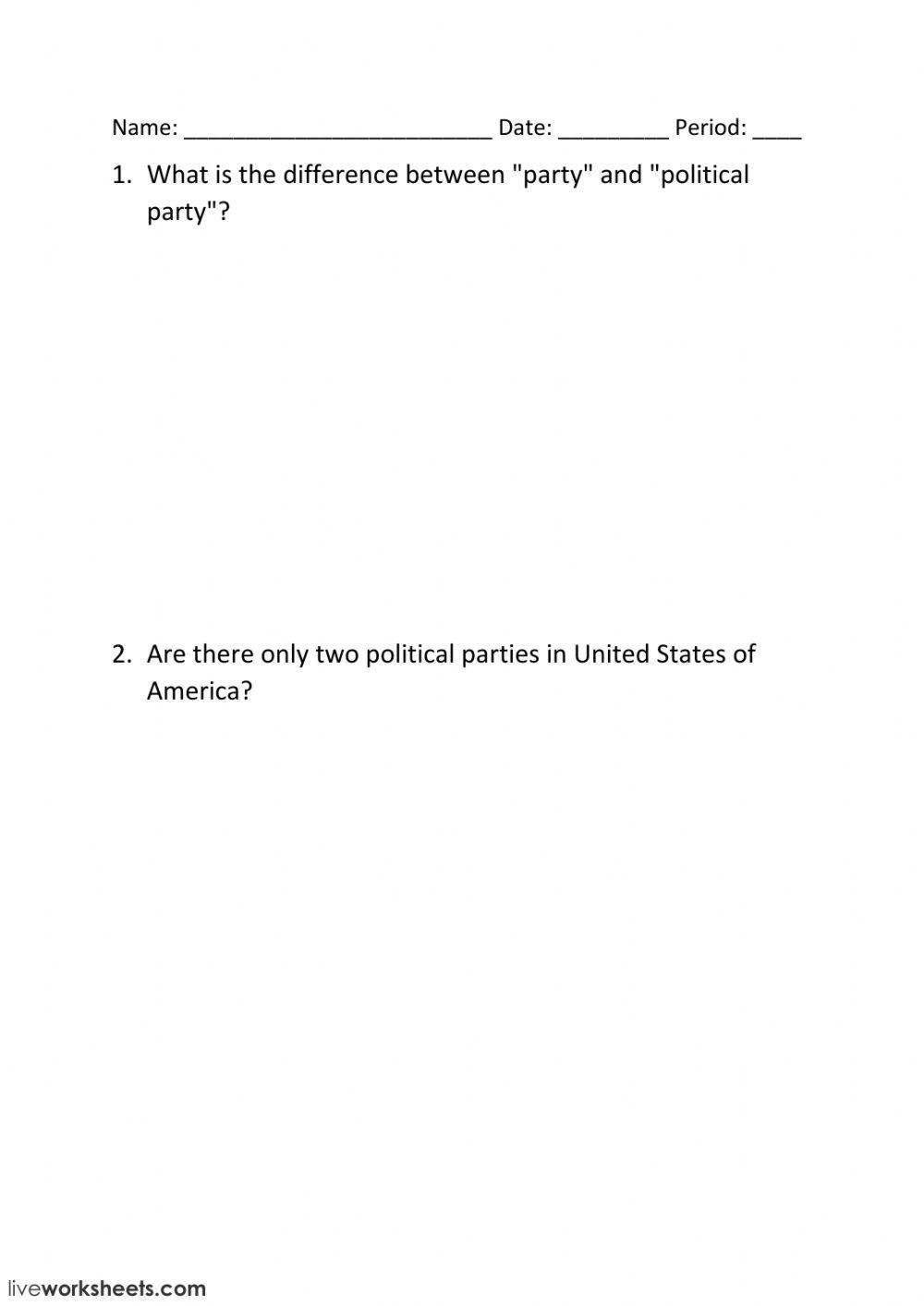 Political Parties