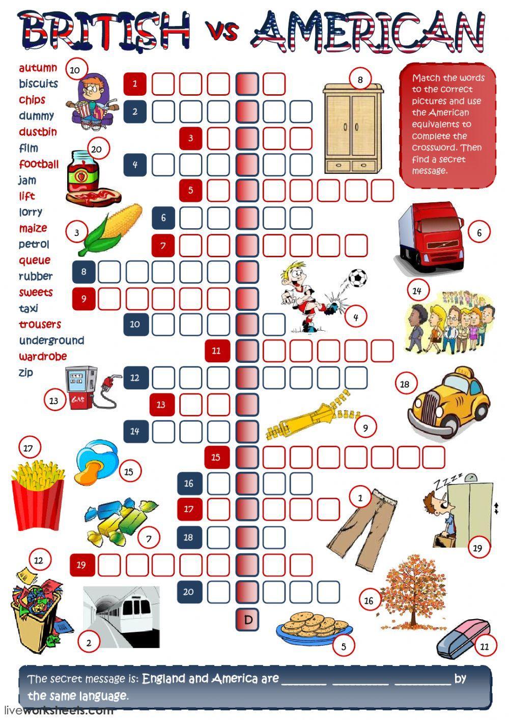 British and American English British and American English