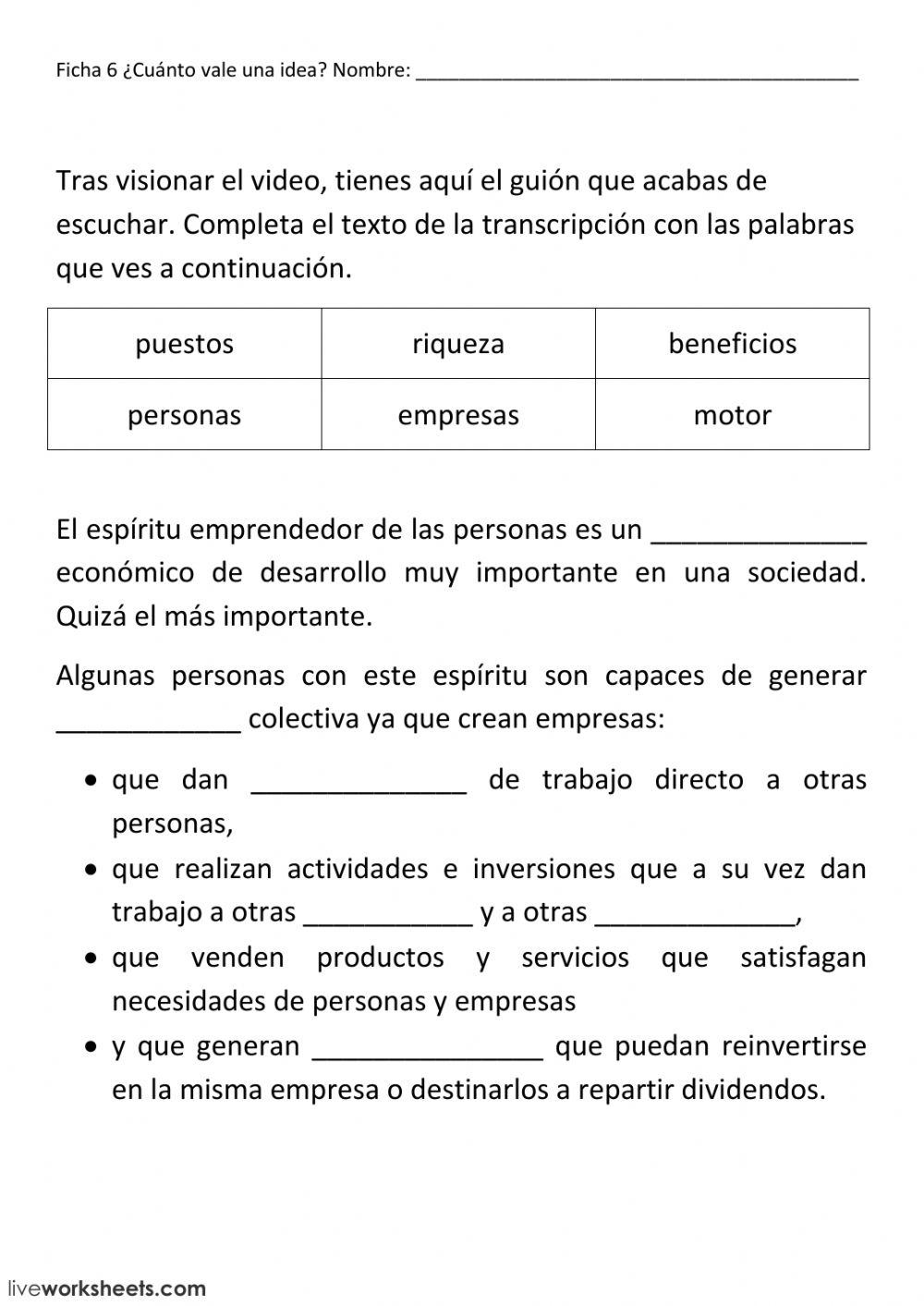 ¿Cuánto vale una idea?