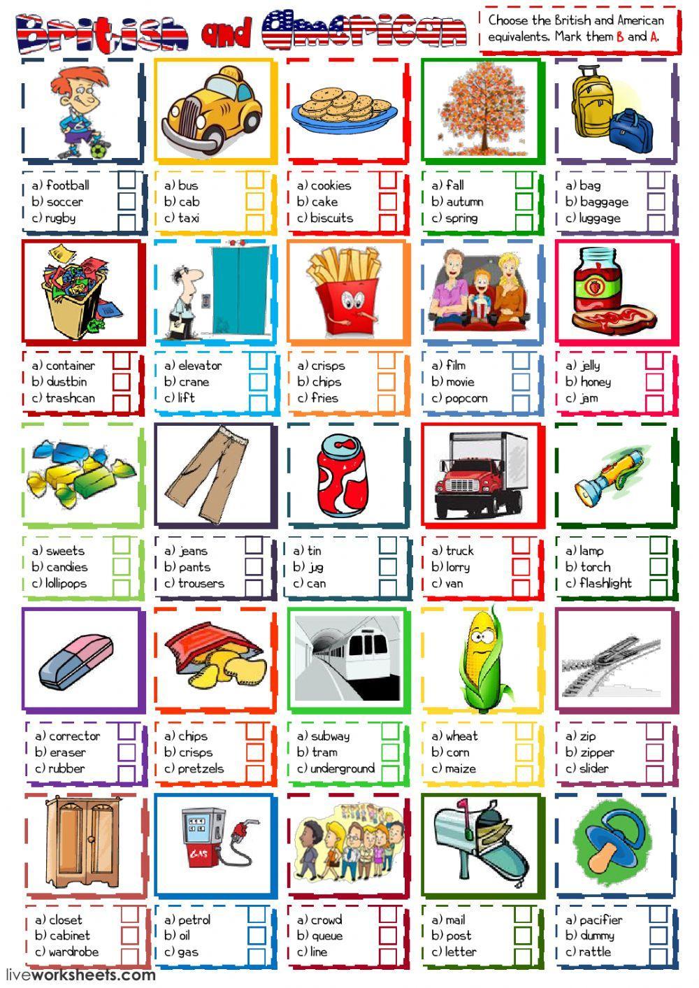 British and American English