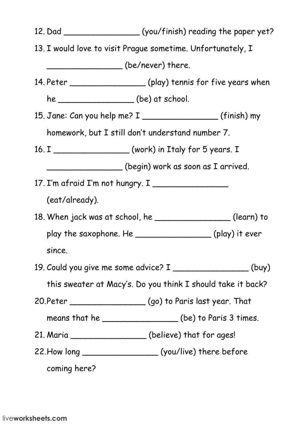 Simple Past or Present Perfect