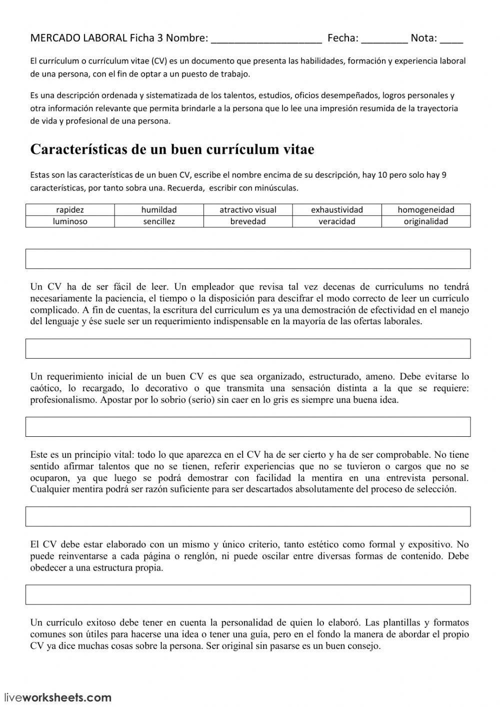curriculum vitae