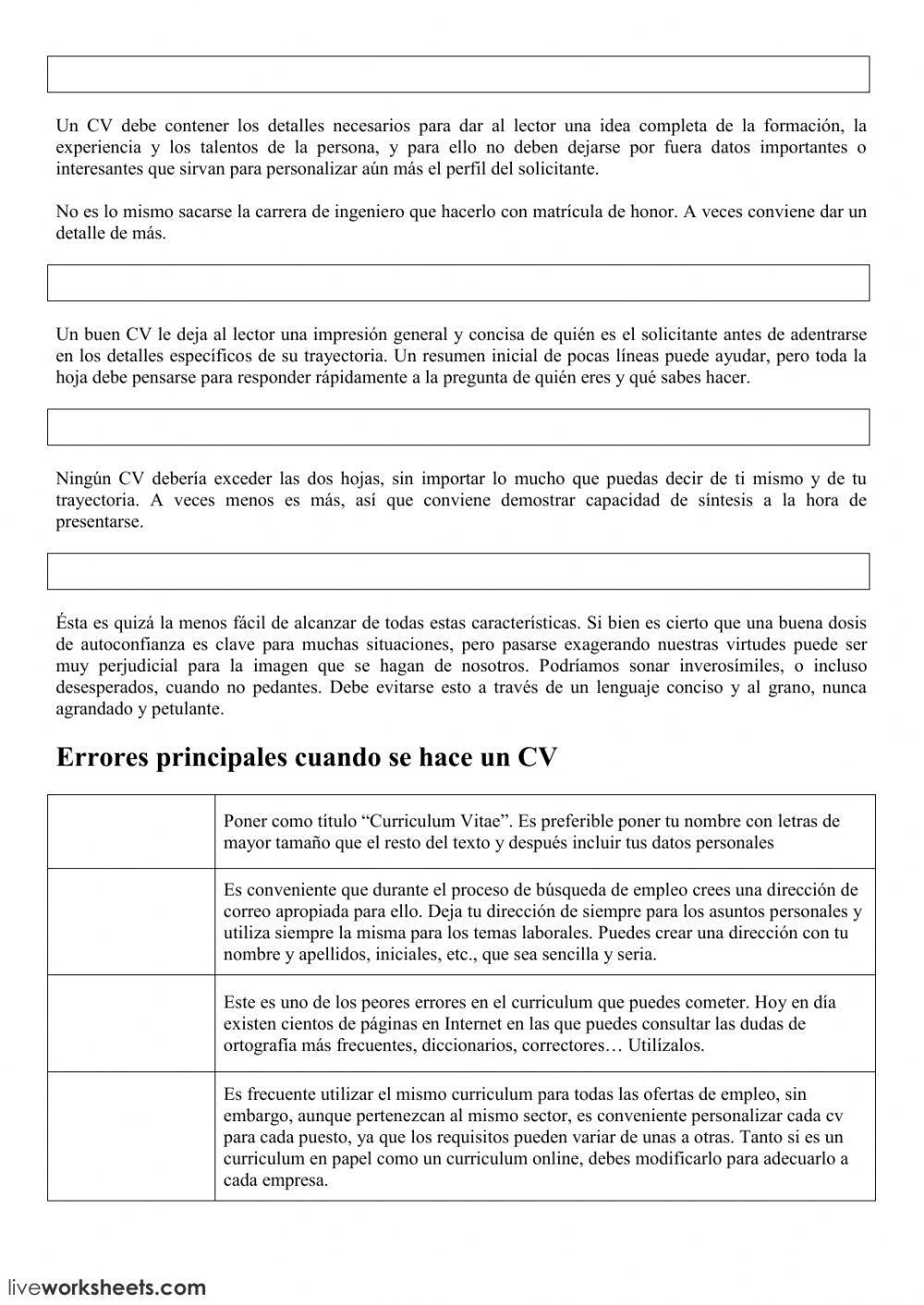 curriculum vitae