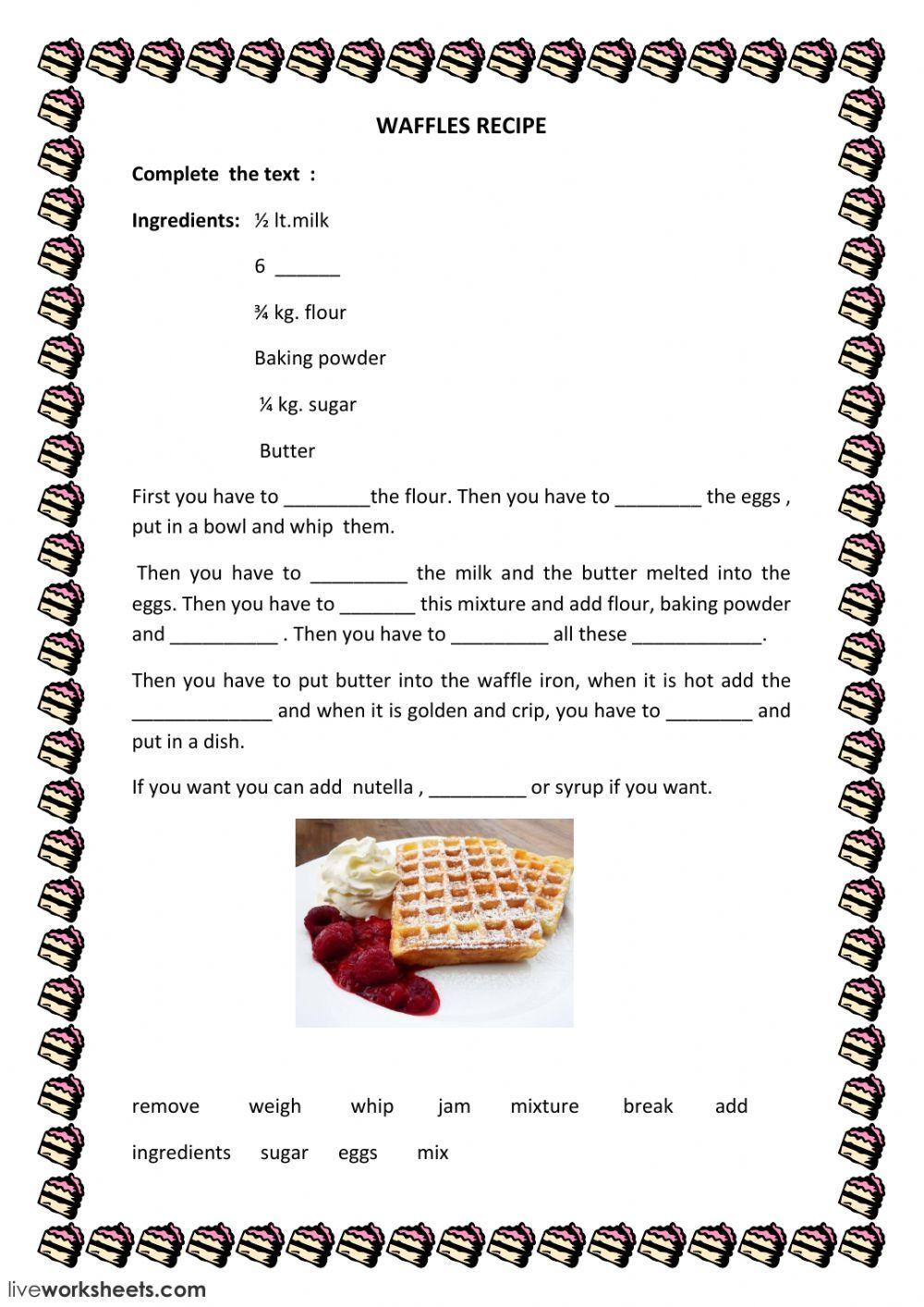 waffles recipe