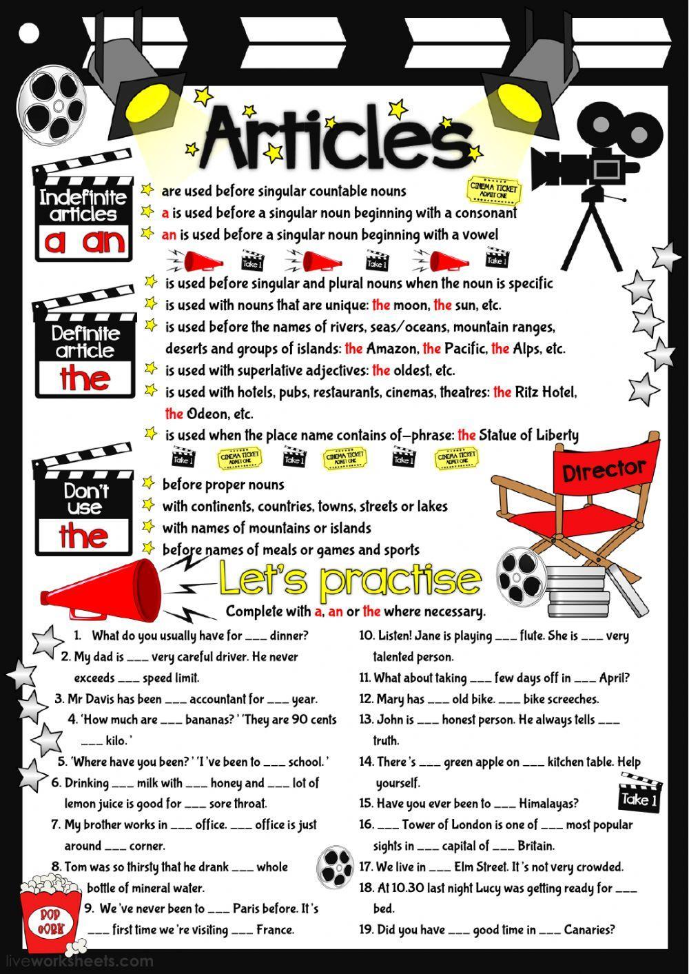 Articles A, An or The Articles A, An or The