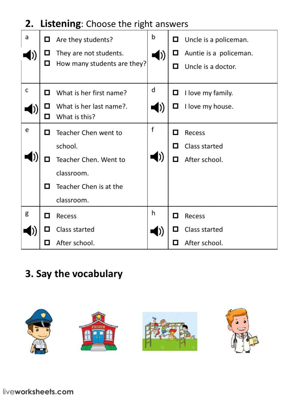 HanYu vol.1 Lesson 1 to 12 reivew